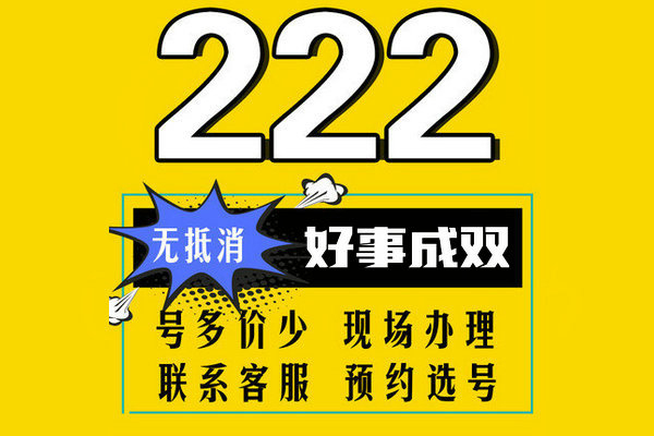 成武尾號222吉祥號